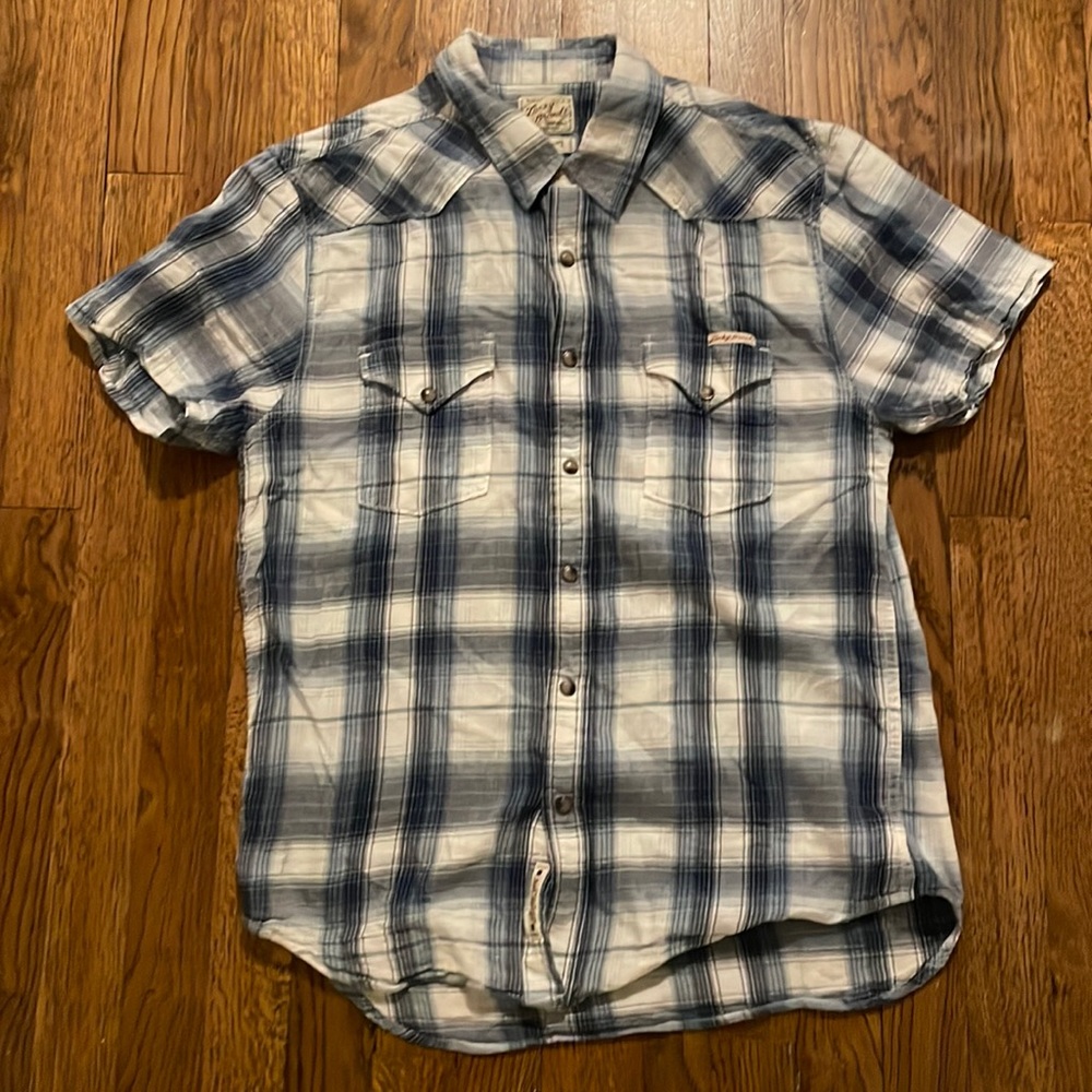 Mens Lucky Brand Shirt Sleeve Shirt - Size M